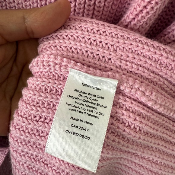 Talbots Pink Crew Neck Sweater - Picture 2 of 8